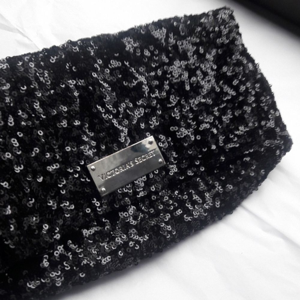 Victoria's Secret Sequin clutch Black